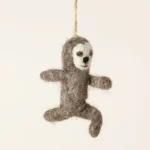 Poseable Sloth Felt Ornament