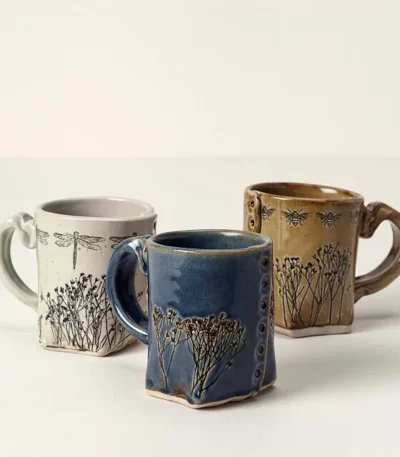 Pressed Wildflower Mug