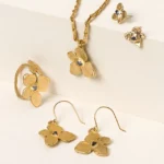 Raw Blue Sapphire Hydrangea Jewelry