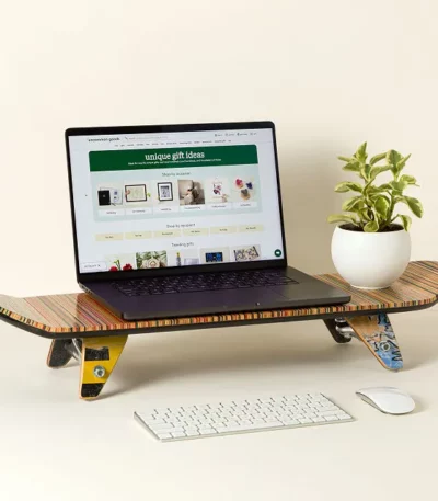 Recycled Skateboard Display Stand