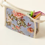 Repurposed Cotton Sari Cosmetic Pouches 2