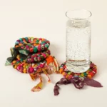 Repurposed Sari Rainbow Coaster