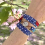 Repurposed Sari Wrap Bracelet 1