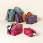 Repurposed Silk Sari Toiletry Bags