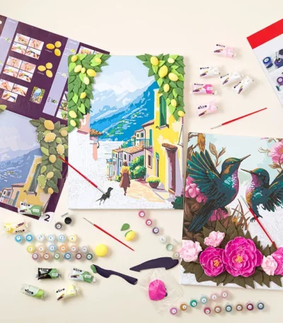 Sensory Sculpting & Paint By Number Craft