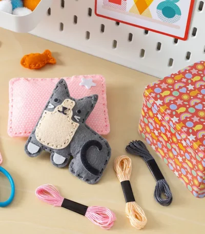 Sew Your Own Mini Corgi & Kitty Pocket Pets