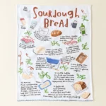 Sourdough Recipe Dish Towel