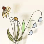 Stained Glass Floral Stem 1