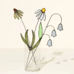 Stained Glass Floral Stem