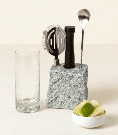Stone Bartender's Tool Set