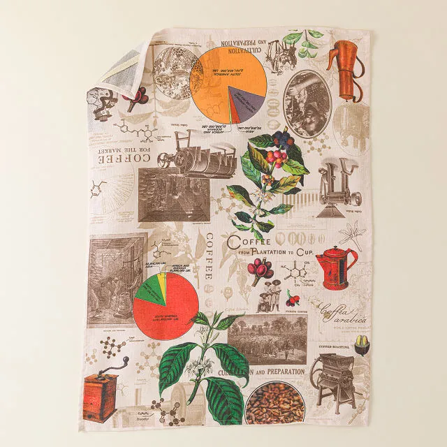 The Science Of Coffee Tea Towel
