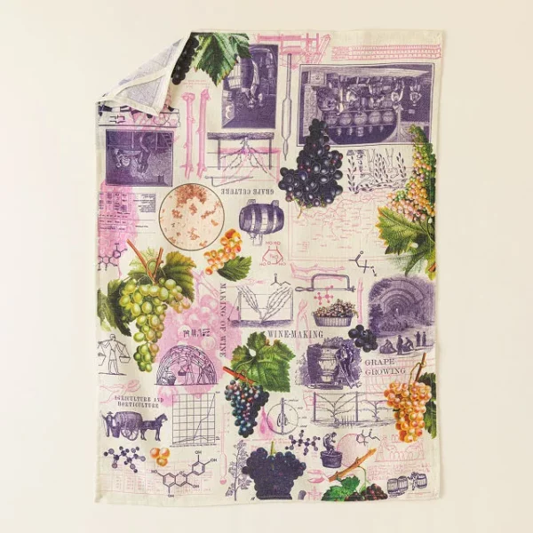 The Science Of Wine Tea Towel