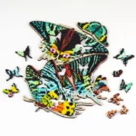 Twilight Wings Matrix-cut Moth Jigsaw Puzzle 1