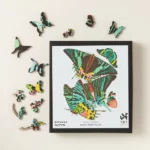 Twilight Wings Matrix-cut Moth Jigsaw Puzzle