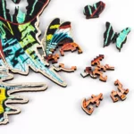 Twilight Wings Matrix-cut Moth Jigsaw Puzzle 2