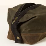 Waxed Canvas Dopp Kit 1