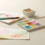 Metallic Watercolor Travel Paint Palette